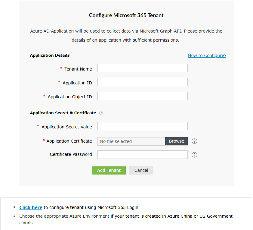 Configuring Rest API